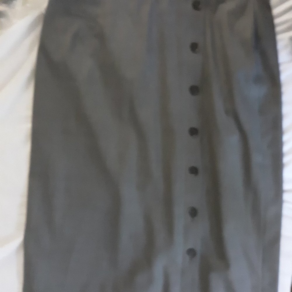 Geiger wool flannel skirt, European size 44. Classic!